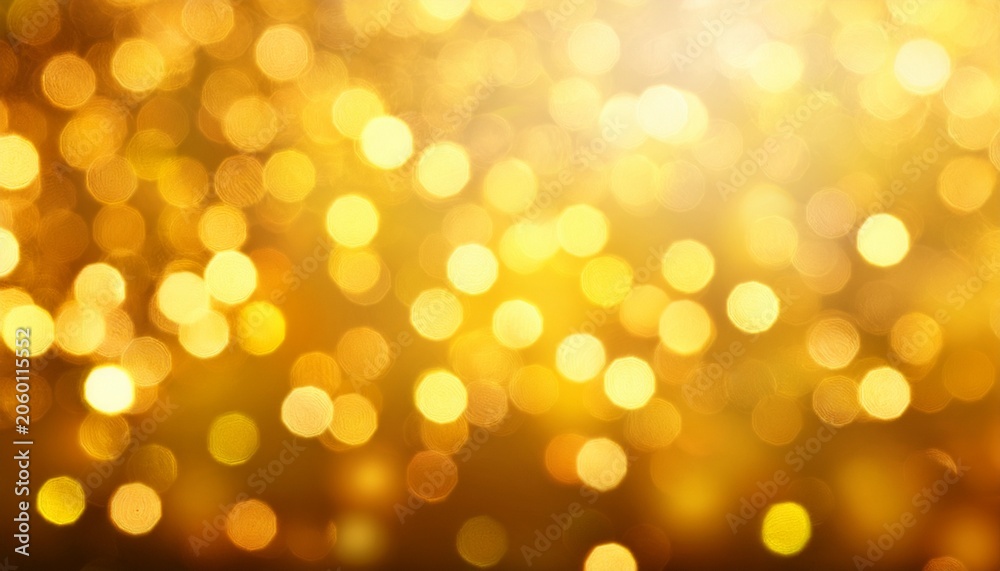 Fototapeta premium Soft Blurred Bokeh Yellow Background