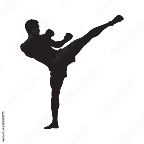 Ballet dancers silhouette vector illustration of ballerina dance poses with elegant jumping figure and black shadow style art