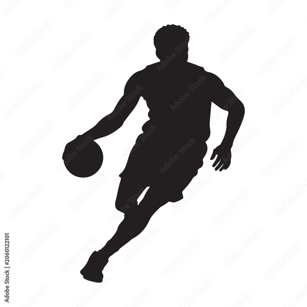 Obraz premium Football Player and Soccer Player Silhouette Vector Collection in Dynamic Action Poses
