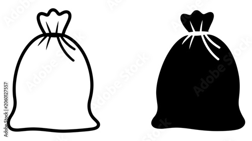 Photos sandbag flood protection icon vector