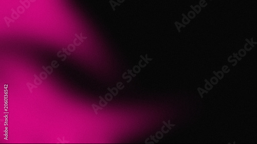 Abstract magenta gradient wave on black background, vibrant pink blur texture, modern neon light effect for digital wallpaper and web design