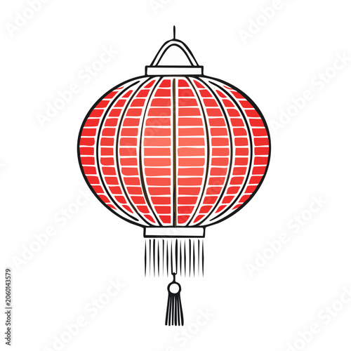Red flat design umbrella vector