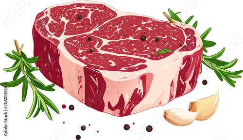 Premium Wagyu beef steak