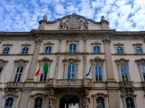Palazzo Litta, historic building along Corso Magenta in Milan, Italy