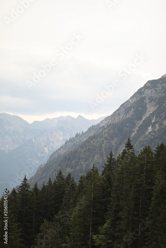 mountain landscape in the alps