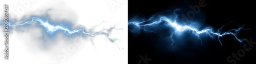 Panel kuchenny z motywem Realistic Thunderbolt Overlay with Energy Sparks PNG