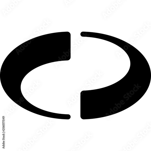 Minimalist Black Abstract Logo Design