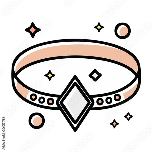 Flat design gear icon vector