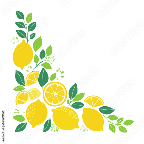 Flat design sunflower vector illustration