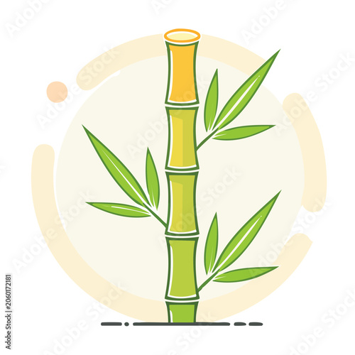 Minimalist 3D potted succulent plant render