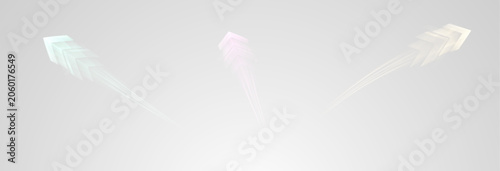 Canvastavla Vector speed arrows, glowing lines indicating the direction of movement
