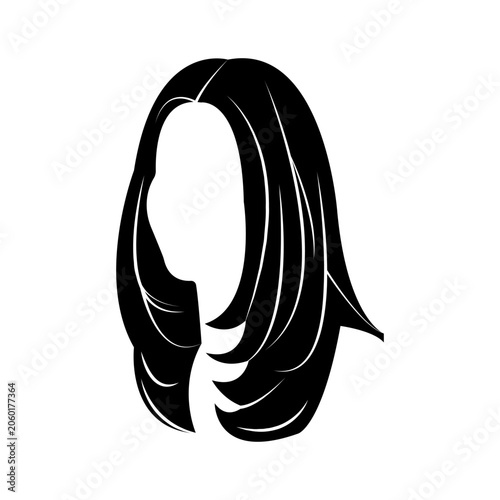 female hair illustration design
