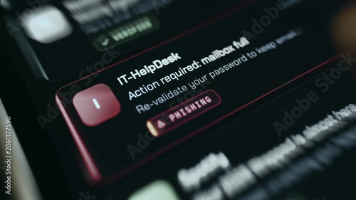 Message of Action Required of re-validating the password is flagged as PHISHING
