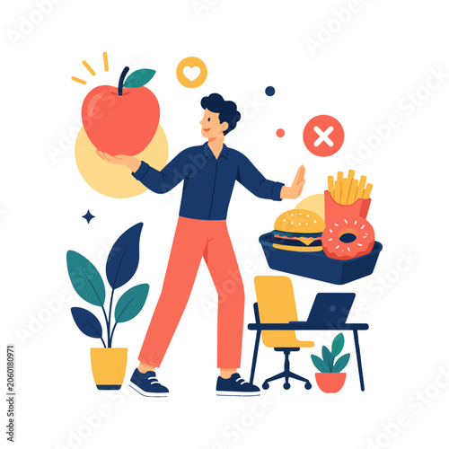 Choosing Healthy Food Over Fast Food