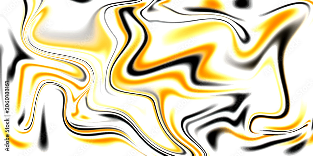 Obraz premium A vibrant, dynamic abstract background featuring a fluid, liquid marble effect. Golden fluid swirls with light earthy tones, modern marble art design, and abstract movement. Colorful marbleized paint