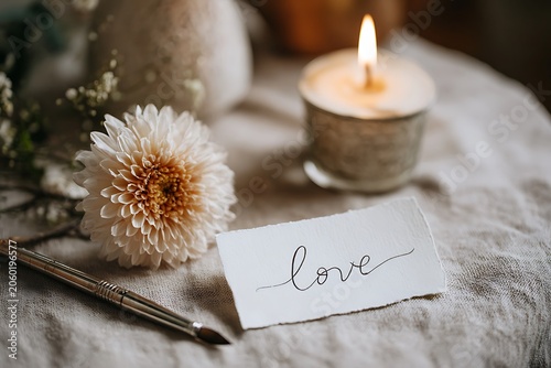 hand written love message
