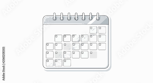 Calendar icon vector illustration