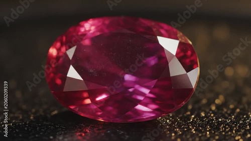 A vibrant oval emerald gemstone with brilliant facets