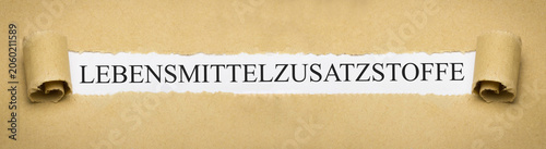 Quadro su tela Lebensmittelzusatzstoffe