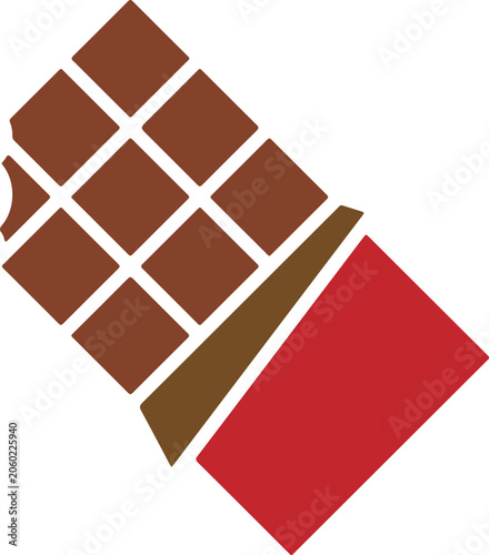 chocolate bar vector illustration