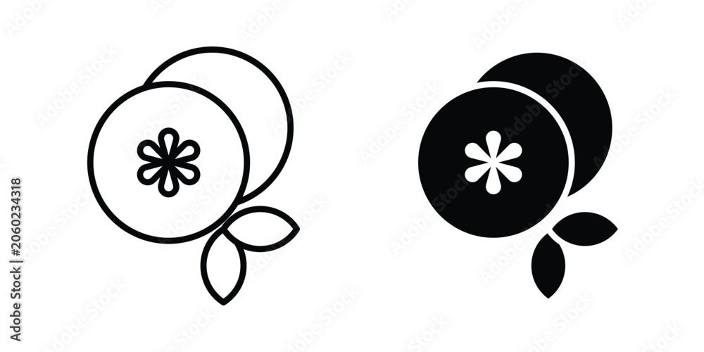 Fototapeta premium Citrus icon