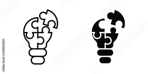 Tableau sur toile Problem solving icon