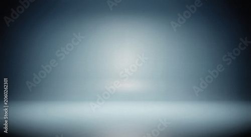 Abstract blue and white gradient background with a soft light center and smooth isolated surface. Suitable for presentations, web design, or product display requiring a clean isolated backdrop.
