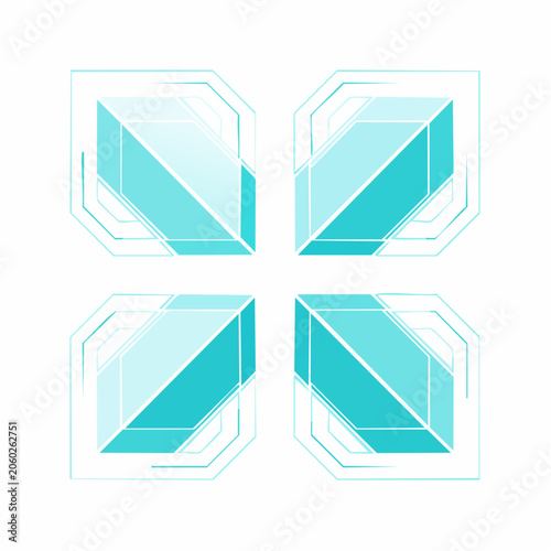 Abstract Geometric Crystal Design