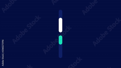 Bar chart animated element - pair of data bars