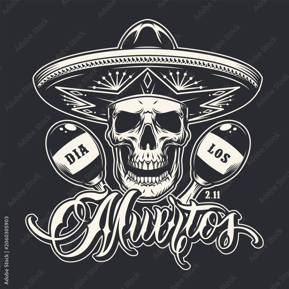 Obraz premium Dia de los Muertos