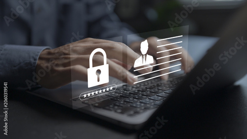 Cuadro en lienzo Employee confidentiality concept