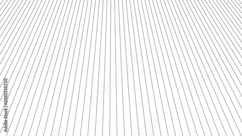 Foto Abstract background with converging vertical lines creating a perspective effect