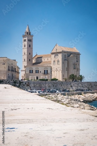 Quadro su tela The famous Cathedral of Saint Nicholas the Pilgrim or Cathedral from Trani; Prov