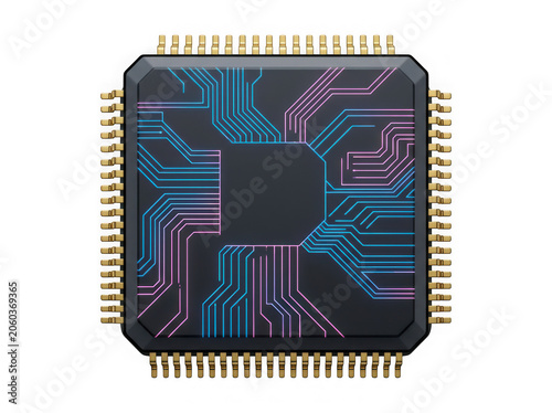 Tech data chip icon microchip processor technology symbol png
