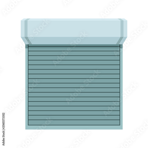 Flat Style Industrial Warehouse Storage Building Collection Set