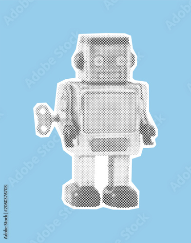 Obraz na płótnie Robot icon
