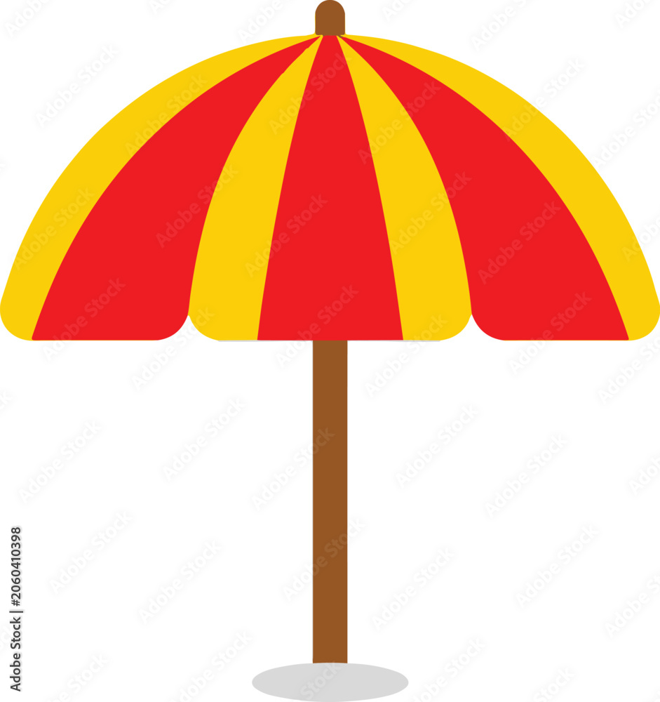 Obraz premium Golden Sunset Horizon Summer Icon.