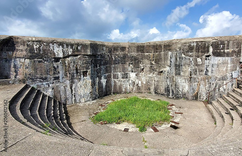 Obraz na płótnie ampitheatre at civil war fort morgan