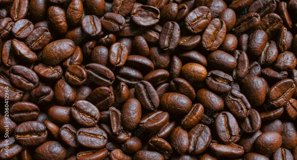 Fototapeta premium roasted coffee beans