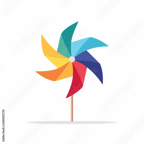 Colorful Pinwheel Toy