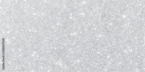 Obraz na płótnie A shimmering backdrop of fine silver glitter sparkles with a festive, celebratory luminescence, creating a dazzling abstract texture