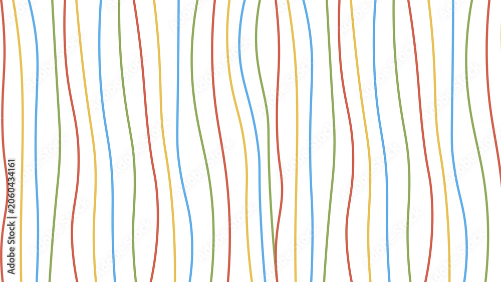Obraz premium Colorful wavy line pattern background