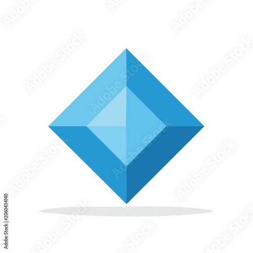 Blue Diamond Gemstone Icon