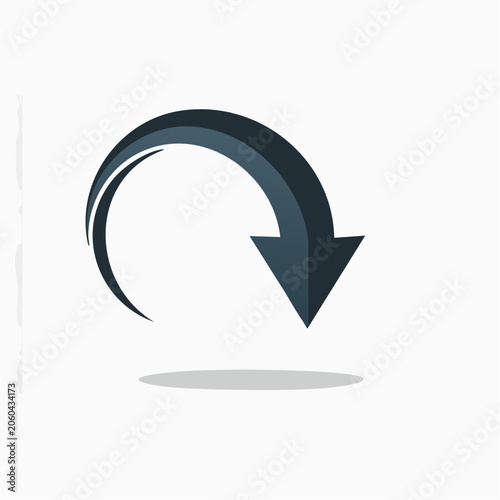 Curved Arrow Icon
