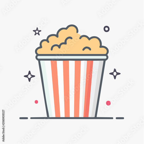 Popcorn Bucket Icon