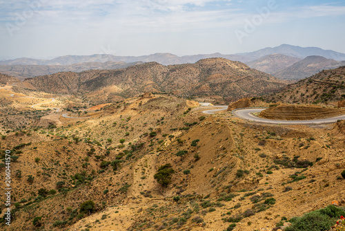 Photos Hairpin bends on a scenic mountain road, Ethiopia