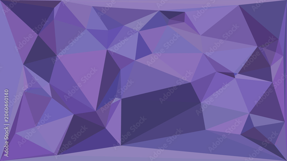 Fototapeta premium Deep purple abstract geometric background with dark triangular shapes for elegant designs