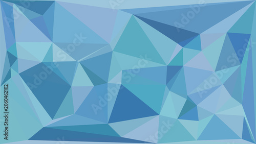 Abstract geometric background with soft blue polygonal shapes and modern triangular art patterns