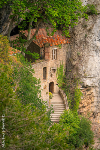 Fotografie Ermitage troglodyte dans les gorges de Galamus, Aude