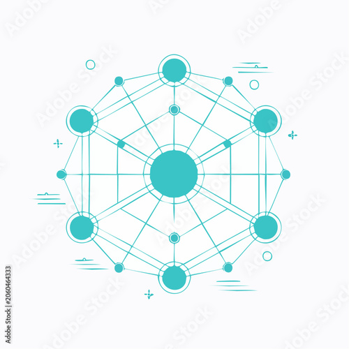 Abstract Geometric Network Structure
